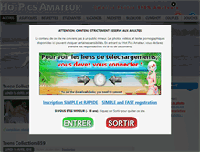 Tablet Screenshot of hotpics-amateur.com